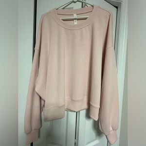 Lululemon plus size crop sweatshirt